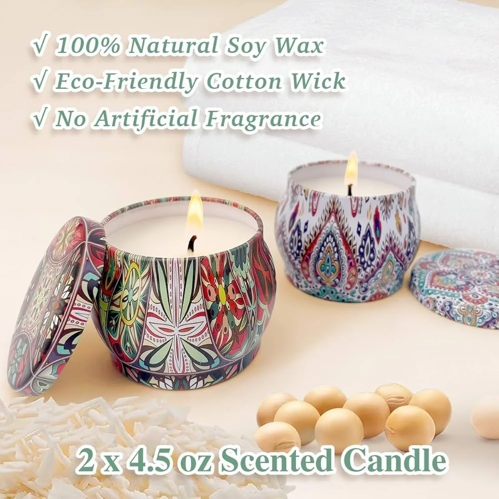 CleanBliss|Luxury Spa Gift Set Shower Steamers, Bath Bombs, Candles & Body Scrub